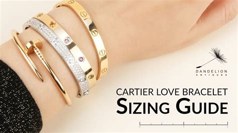 cartier bracelet stack ideas|cartier love bangle size chart.